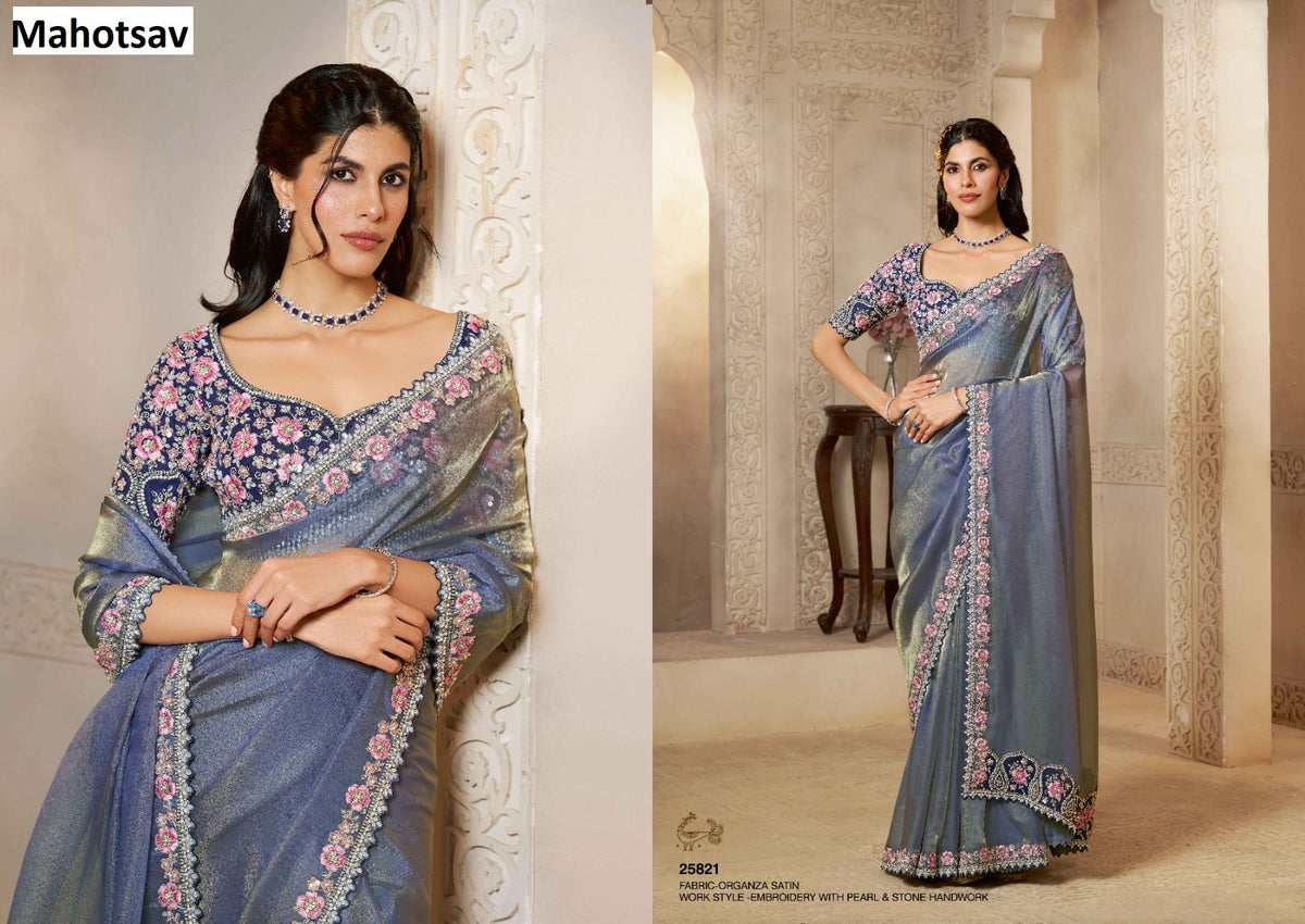 Mohmanthan 25800 Riwahyat Mahotsav Sarees Wholesale Rate