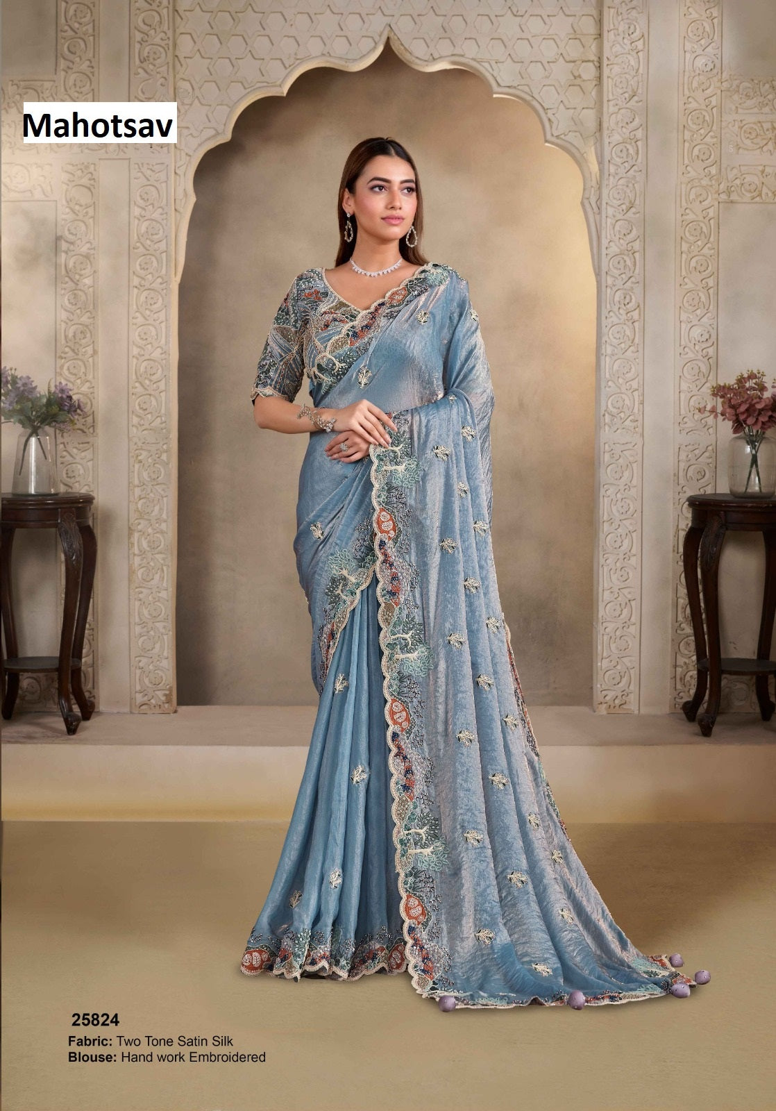 Mohmanthan 25800 Riwahyat Mahotsav Sarees Wholesale Rate