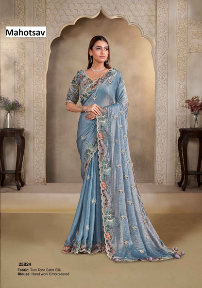 Mohmanthan 25800 Riwahyat Mahotsav Sarees Wholesale Rate