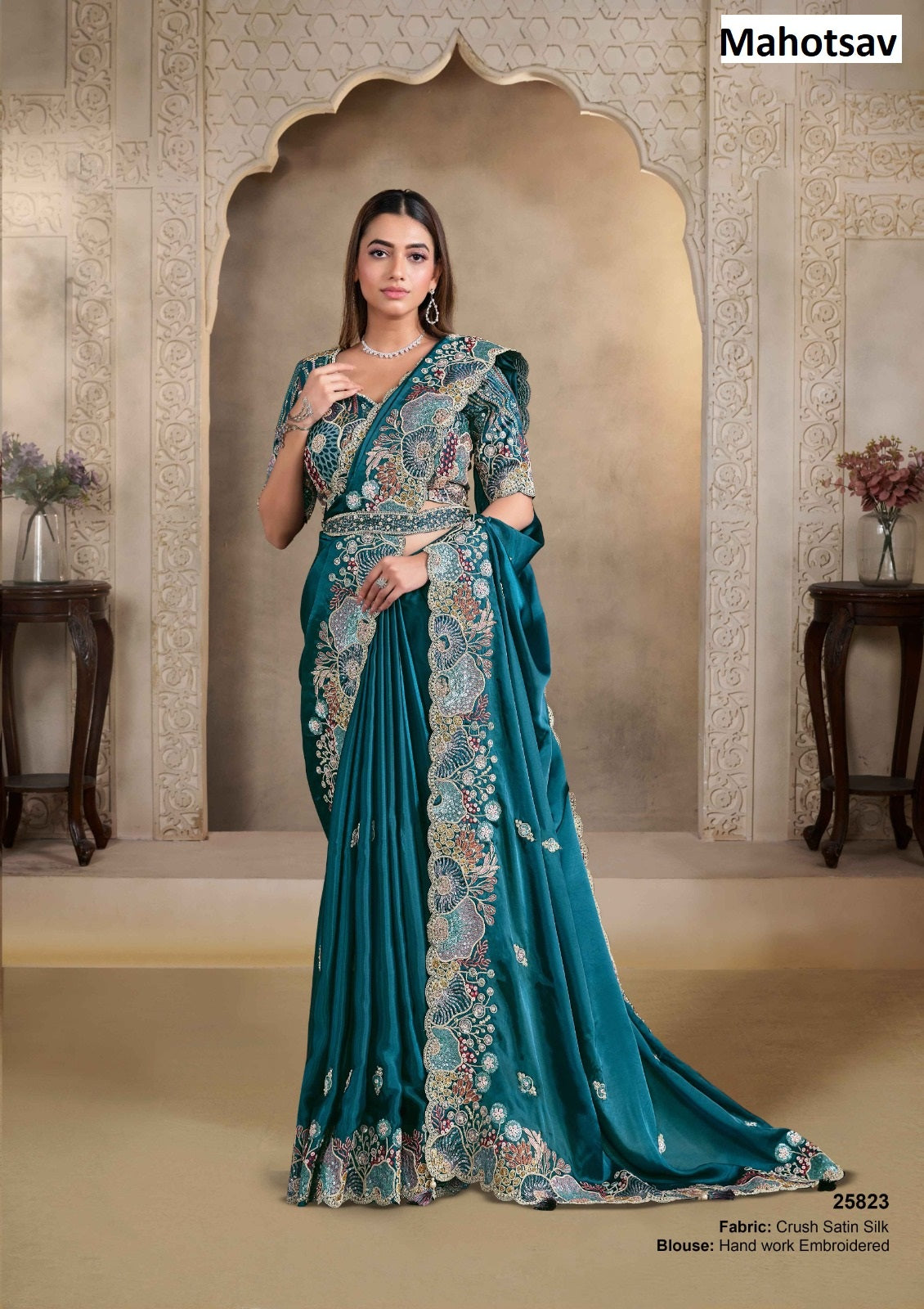 Mohmanthan 25800 Riwahyat Mahotsav Sarees Wholesale Rate
