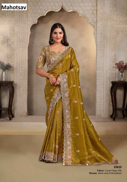 Mohmanthan 25800 Riwahyat Mahotsav Sarees Wholesale Rate