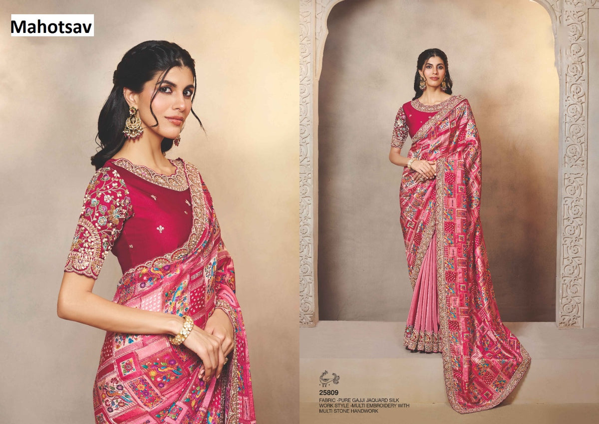 Mohmanthan 25800 Riwahyat Mahotsav Sarees Wholesale Rate