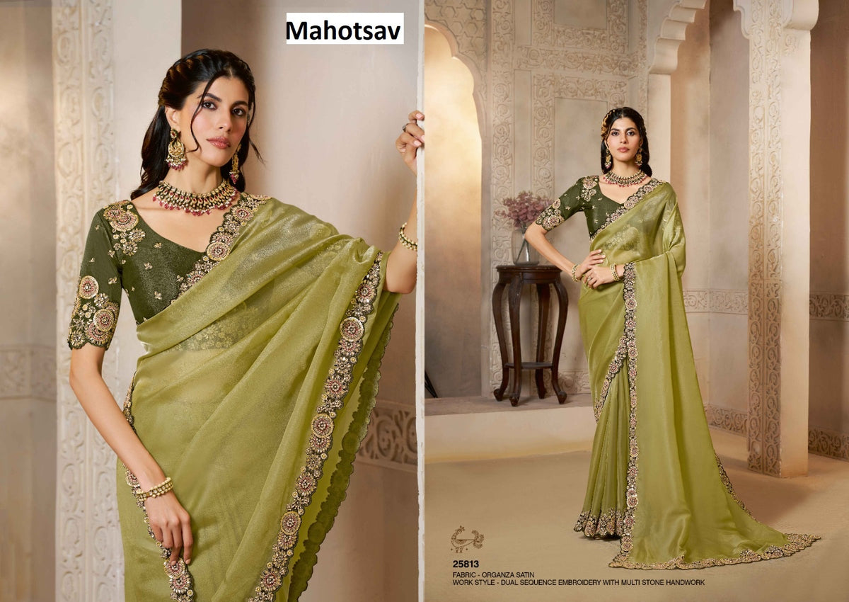 Mohmanthan 25800 Riwahyat Mahotsav Sarees Wholesale Rate