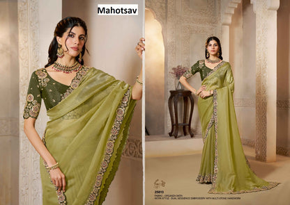 Mohmanthan 25800 Riwahyat Mahotsav Sarees Wholesale Rate