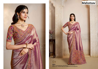 Mohmanthan 25800 Riwahyat Mahotsav Sarees Wholesale Rate
