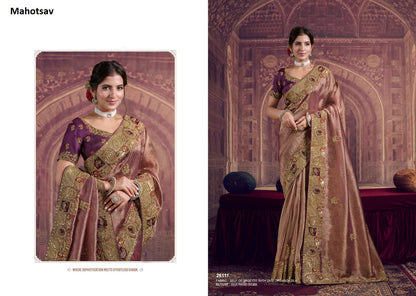 Mohmanthan 26100 Aaradhya Mahotsav Sarees Supplier Ahmedabad
