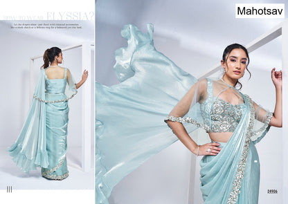 Mohmanthan Elyssia Mahotsav Ready To Wear Saree Wholesaler Gujarat