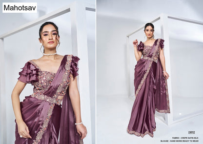 Mohmanthan Elyssia Mahotsav Ready To Wear Saree Wholesaler Gujarat