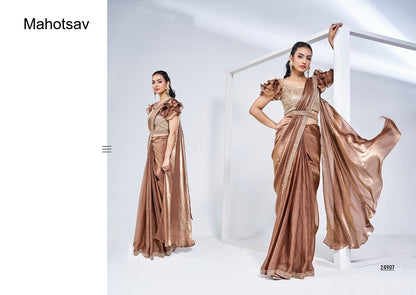 Mohmanthan Elyssia Mahotsav Ready To Wear Saree Wholesaler Gujarat