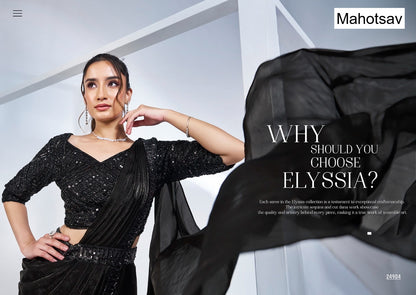 Mohmanthan Elyssia Mahotsav Ready To Wear Saree Wholesaler Gujarat