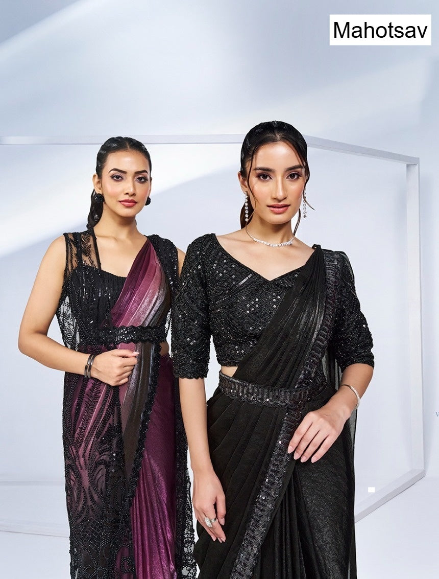 Mohmanthan Elyssia Mahotsav Ready To Wear Saree Wholesaler Gujarat