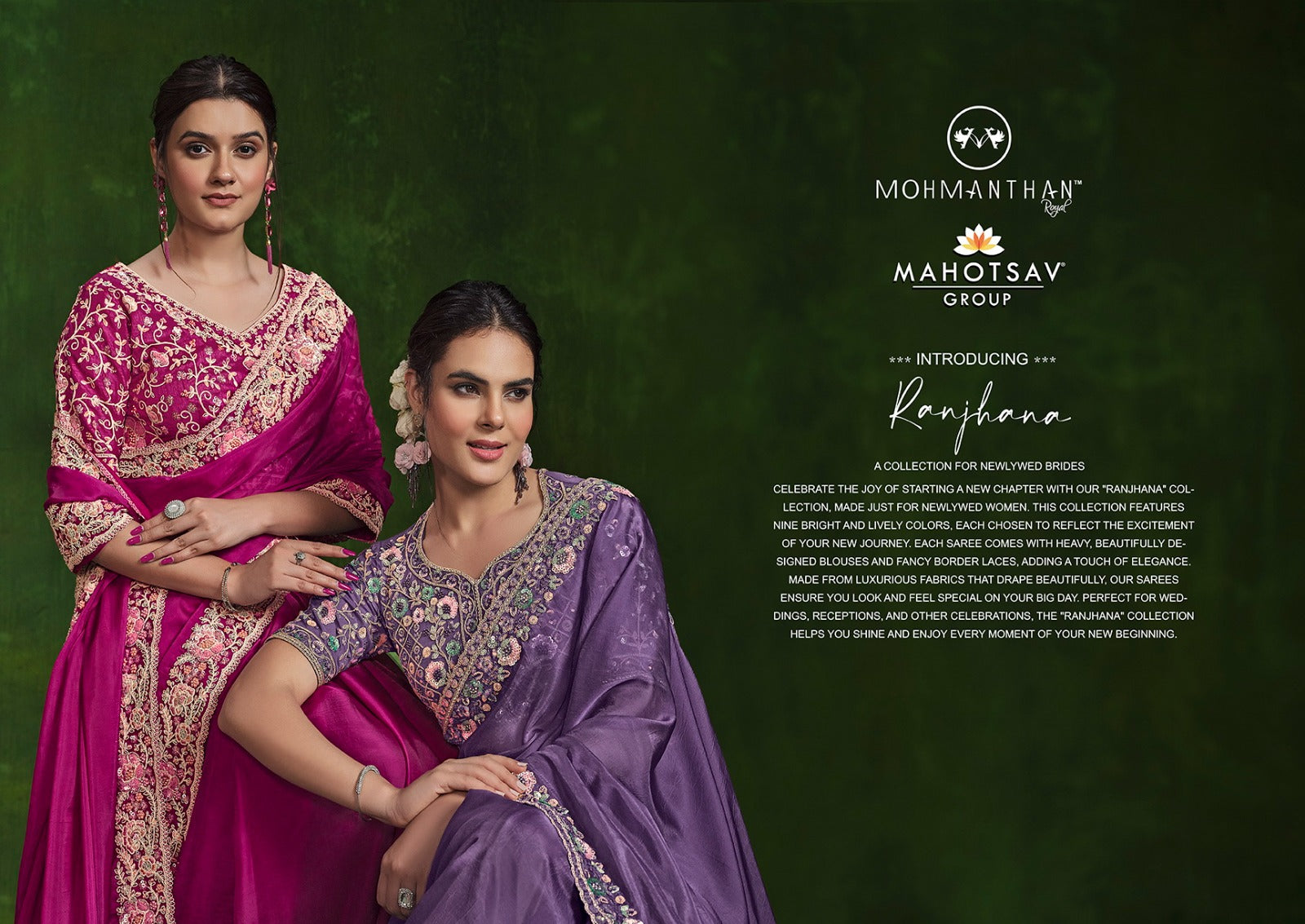 Mohmanthan Ranjhana Mahotsav Sarees Manufacturer India