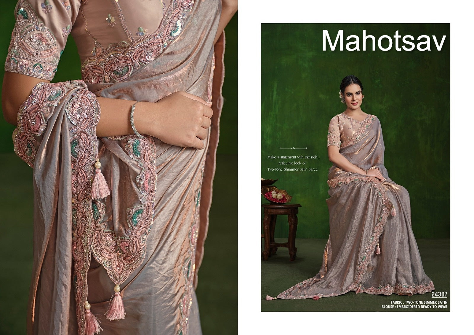 Mohmanthan Ranjhana Mahotsav Sarees Manufacturer India