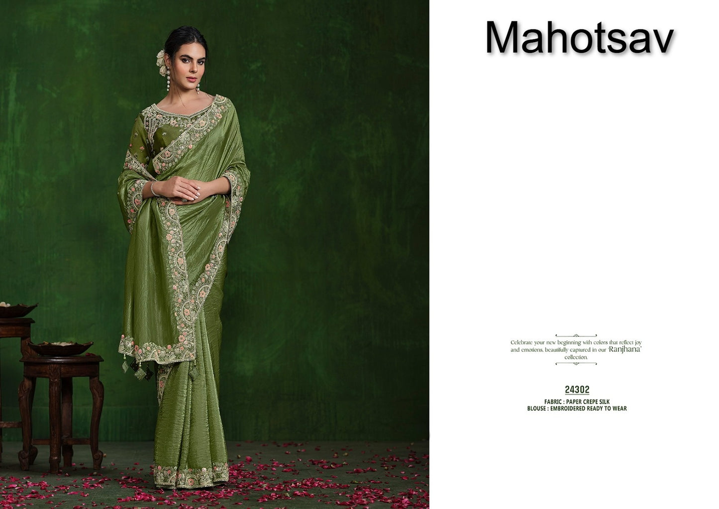 Mohmanthan Ranjhana Mahotsav Sarees Manufacturer India