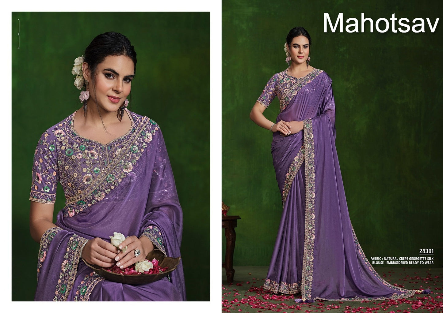 Mohmanthan Ranjhana Mahotsav Sarees Manufacturer India