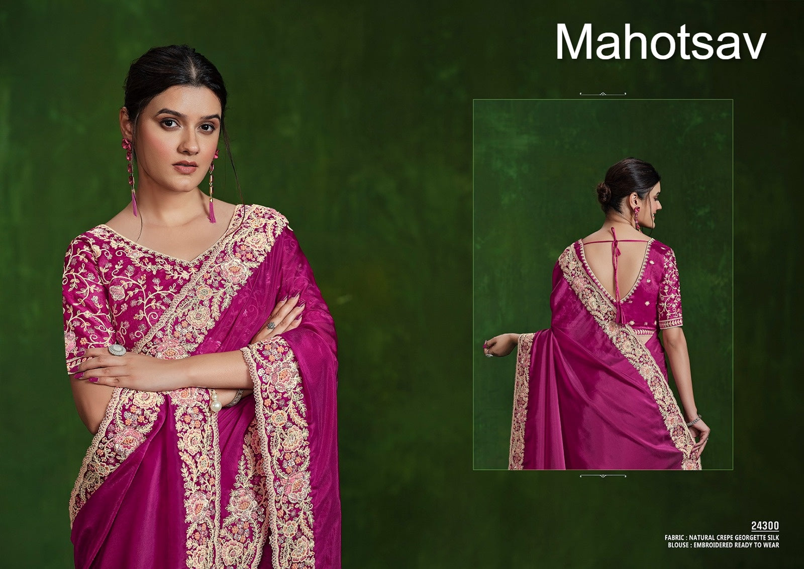 Mohmanthan Ranjhana Mahotsav Sarees Manufacturer India