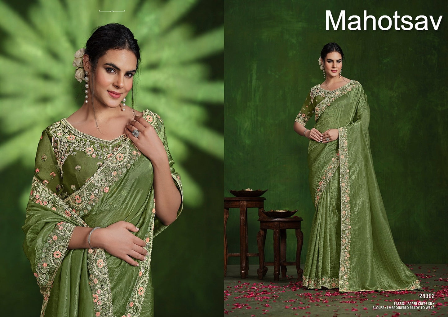 Mohmanthan Ranjhana Mahotsav Sarees Manufacturer India