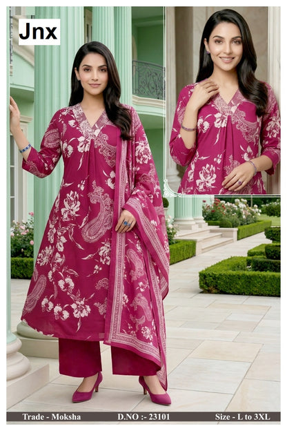 Moksha Jnx Readymade Plazzo Style Suits Manufacturer Gujarat