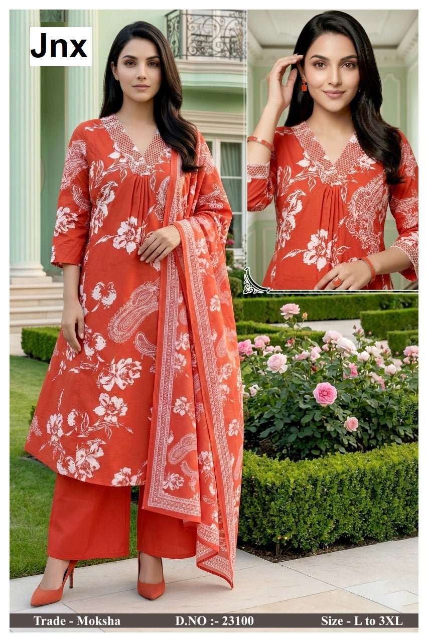 Moksha Jnx Readymade Plazzo Style Suits Manufacturer Gujarat