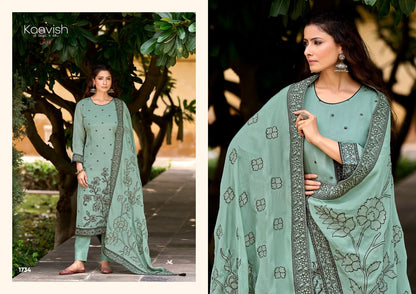 Moksha Kaavish Pure Organza Pant Style Suits Wholesale Price