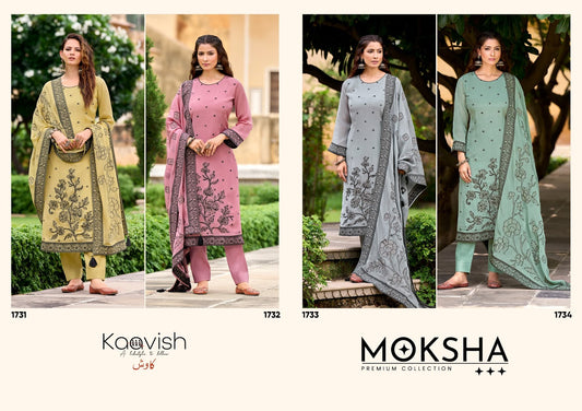 Moksha Kaavish Pure Organza Pant Style Suits Wholesale Price