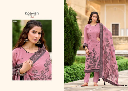 Moksha Kaavish Pure Organza Pant Style Suits Wholesale Price