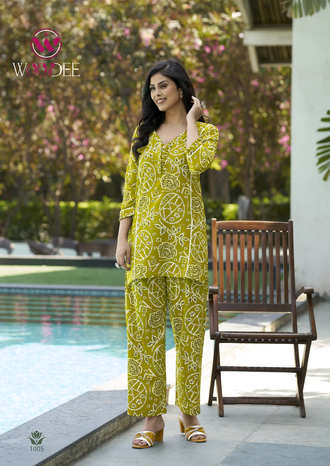 Moksha Woodee Rayon Co Ord Set Wholesale Price