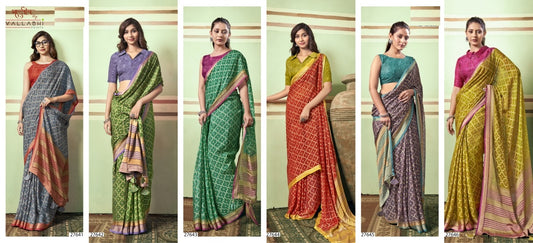 Monalika Vallabhi Prints Brasso Sarees Exporter Ahmedabad