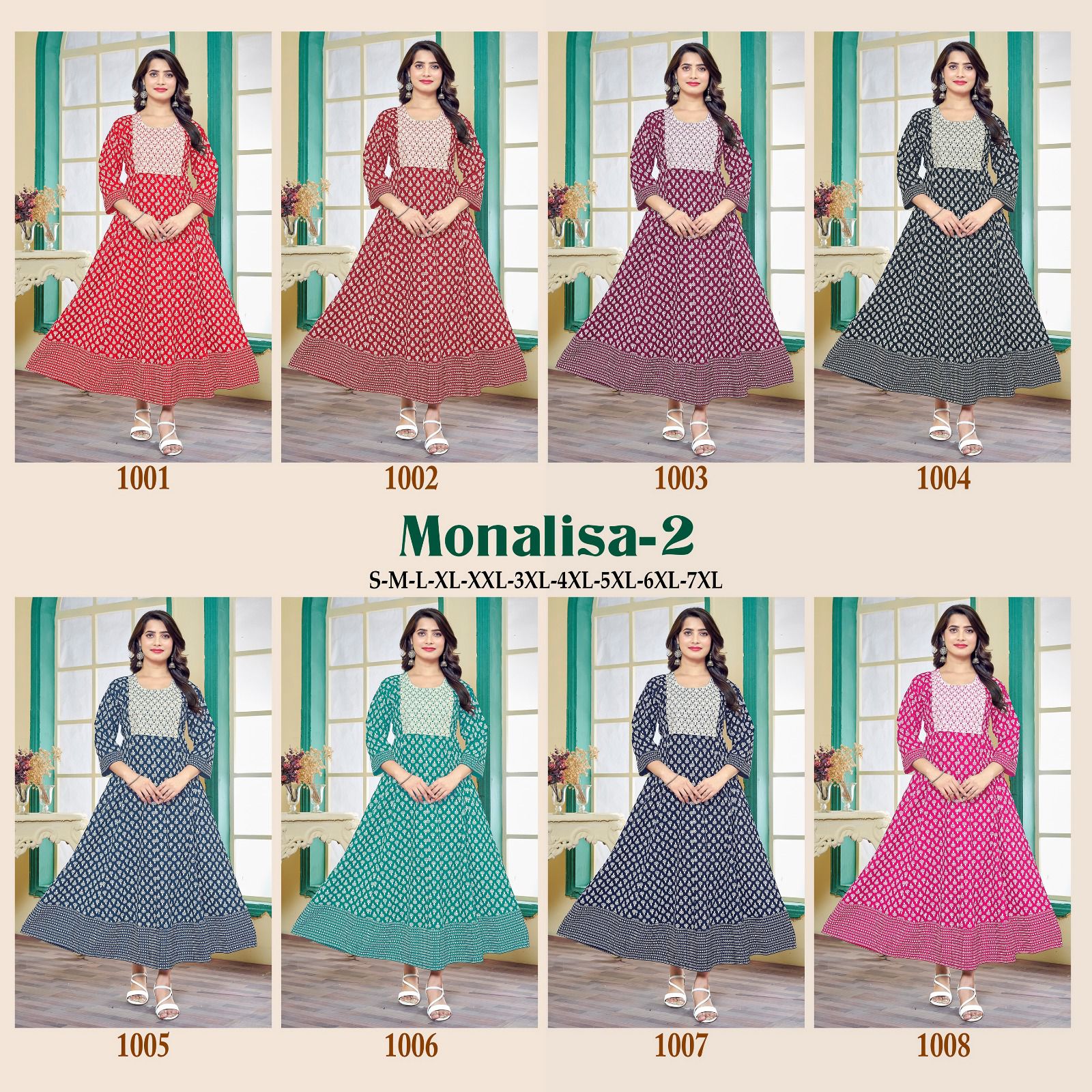 Monalisa 2 Sangeet Heavy Rayon Anarkali Kurtis Wholesale