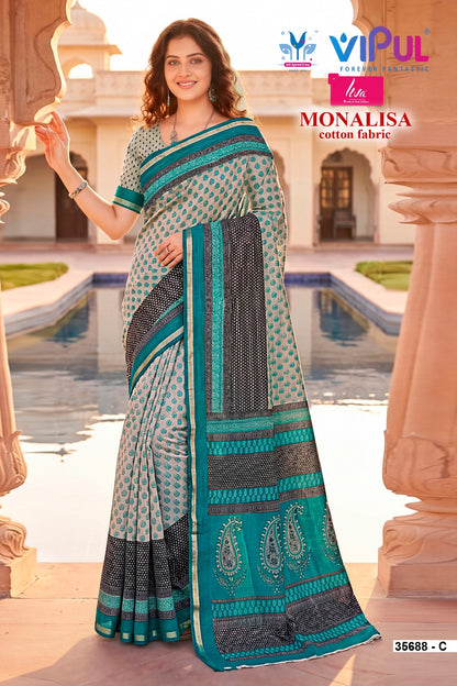 Monalisa 35688 Vipul Sarees Wholesaler Gujarat