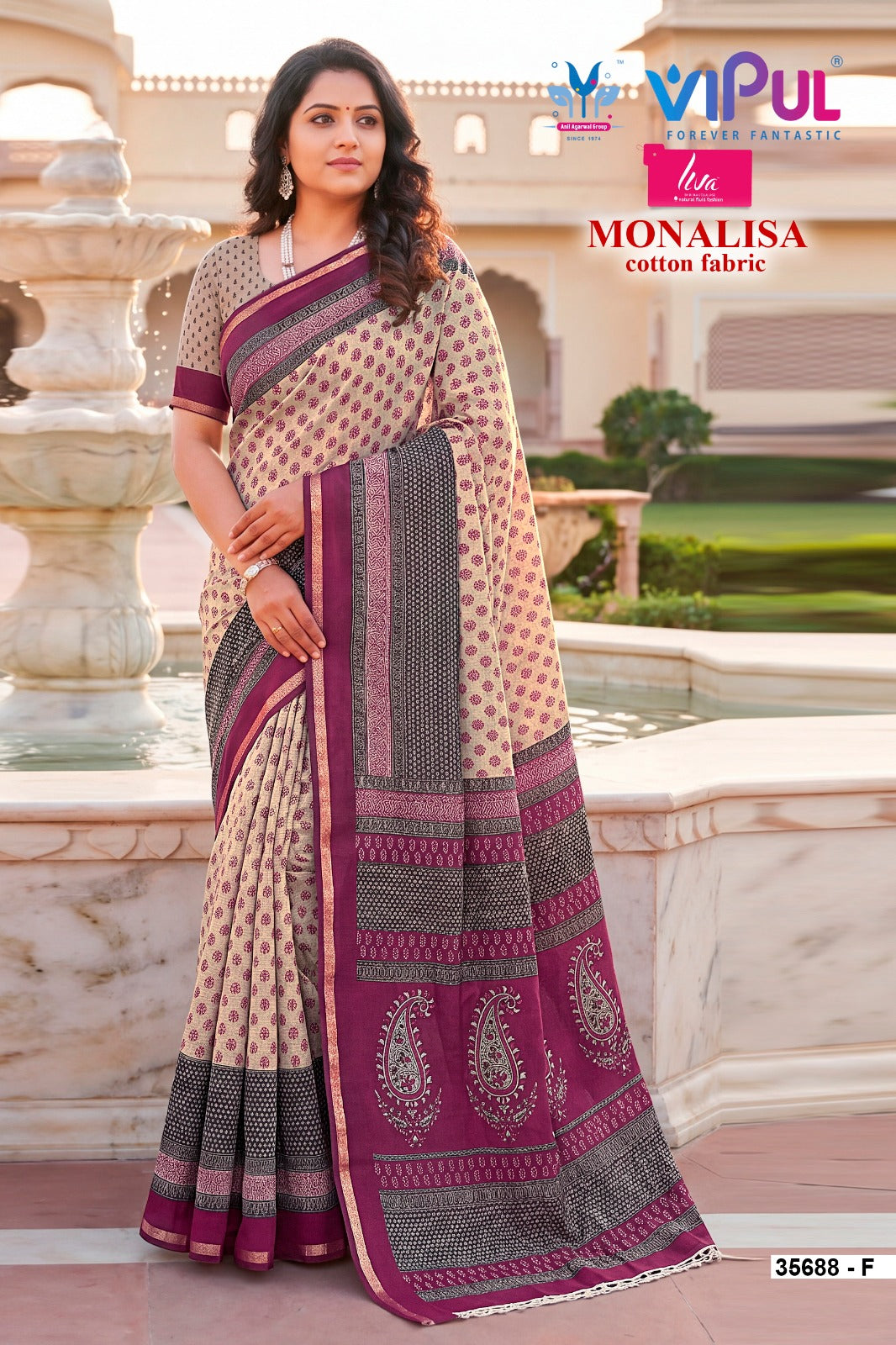 Monalisa 35688 Vipul Sarees Wholesaler Gujarat