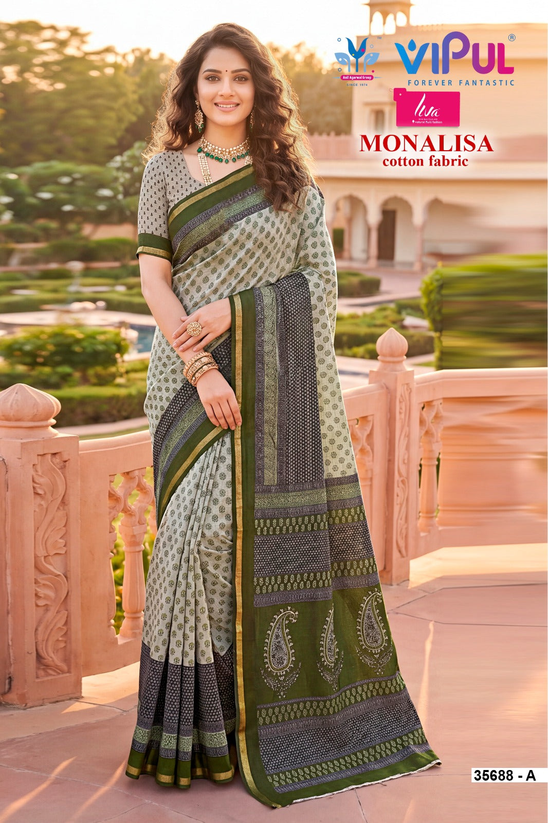 Monalisa 35688 Vipul Sarees Wholesaler Gujarat