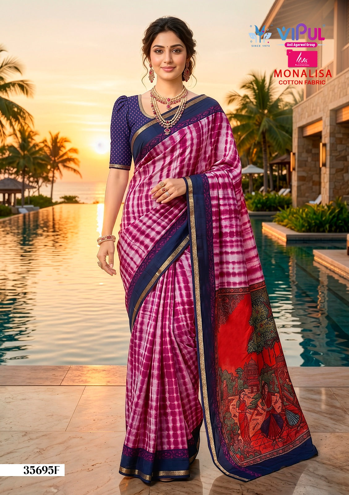 Monalisa 35695 Vipul Sarees Wholesale
