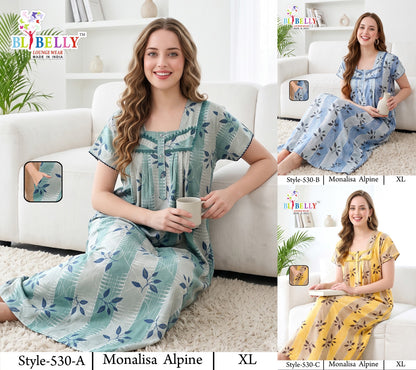 Monalisa Alpine Belly Bombay Night Gowns Supplier