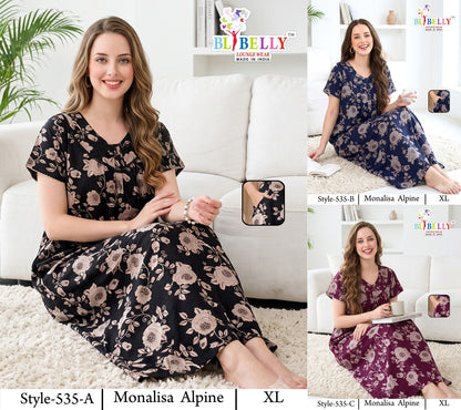 Monalisa Alpine Belly Bombay Night Gowns Supplier