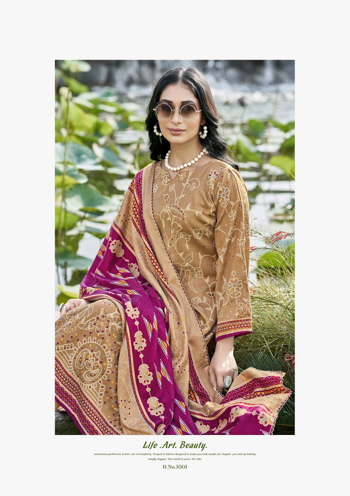 Monalisa Kavyakala Woolen Pashmina Suits Wholesaler Ahmedabad