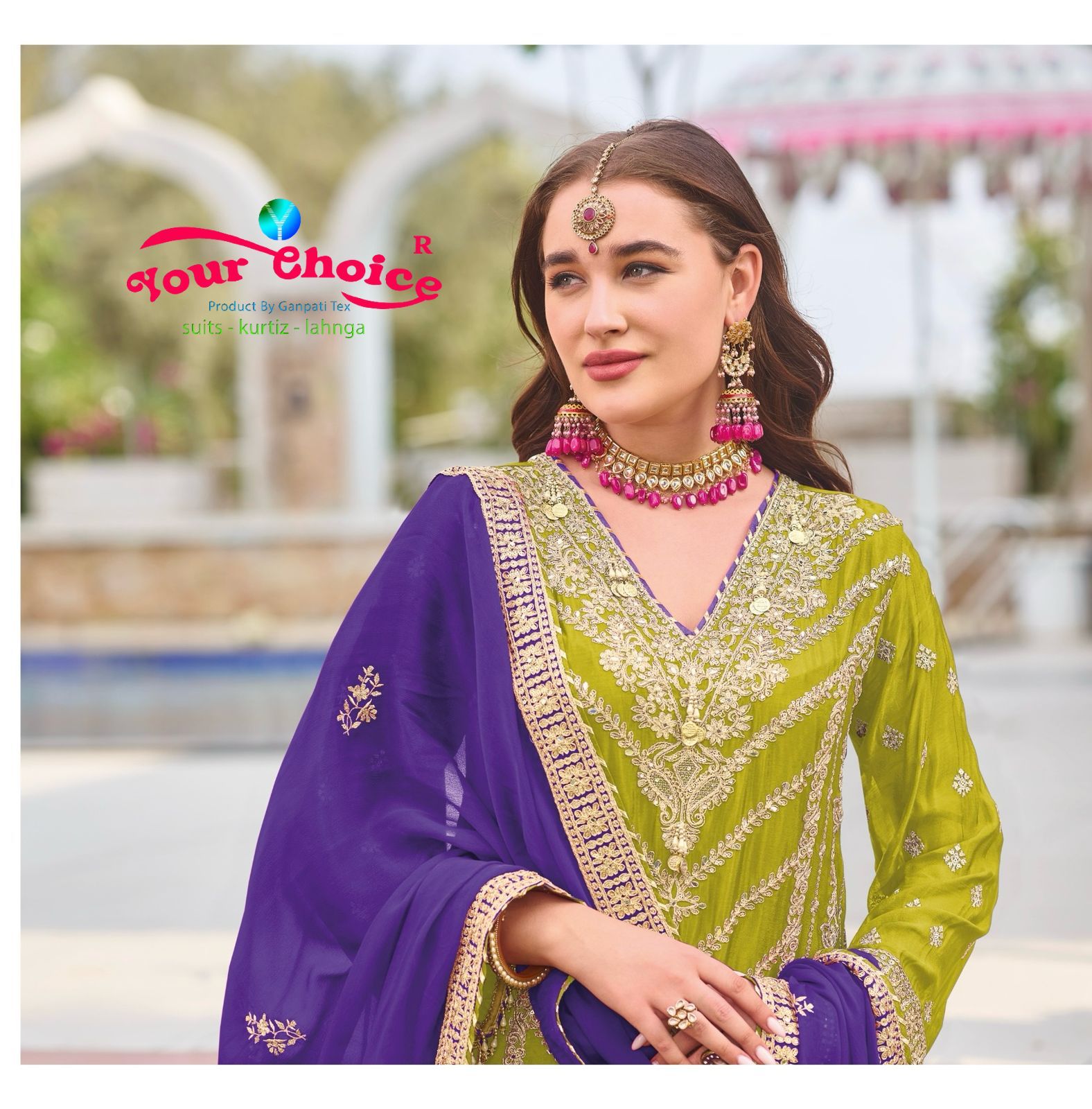 Monalisa Ramadan Special Your Choice Chinon Pakistani Readymade Suits Supplier Ahmedabad