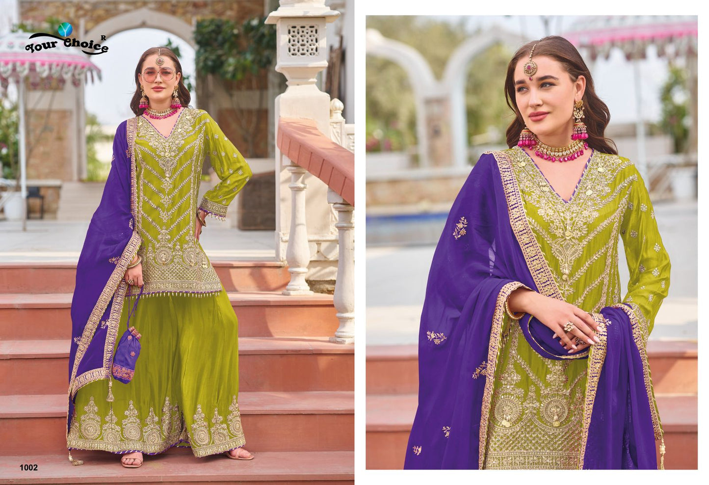 Monalisa Ramadan Special Your Choice Chinon Pakistani Readymade Suits Supplier Ahmedabad