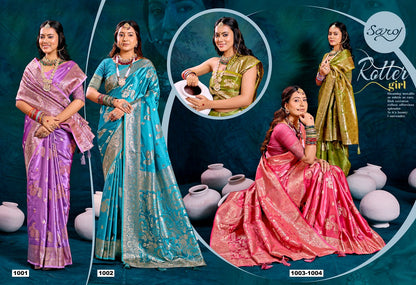Monalisa Satin Silk 1 Saroj Sarees Wholesale Price