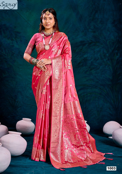 Monalisa Satin Silk 1 Saroj Sarees Wholesale Price