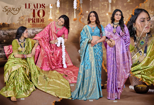 Monalisa Satin Silk Vol 2 Saroj Sarees Supplier India