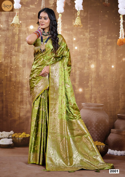 Monalisa Satin Silk Vol 2 Saroj Sarees Supplier India