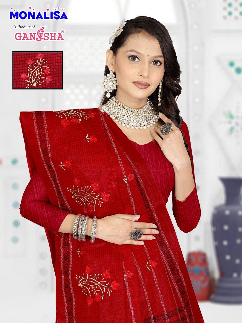 Monalisa Vol 1 Ganesha Cotton Sarees Manufacturer Ahmedabad