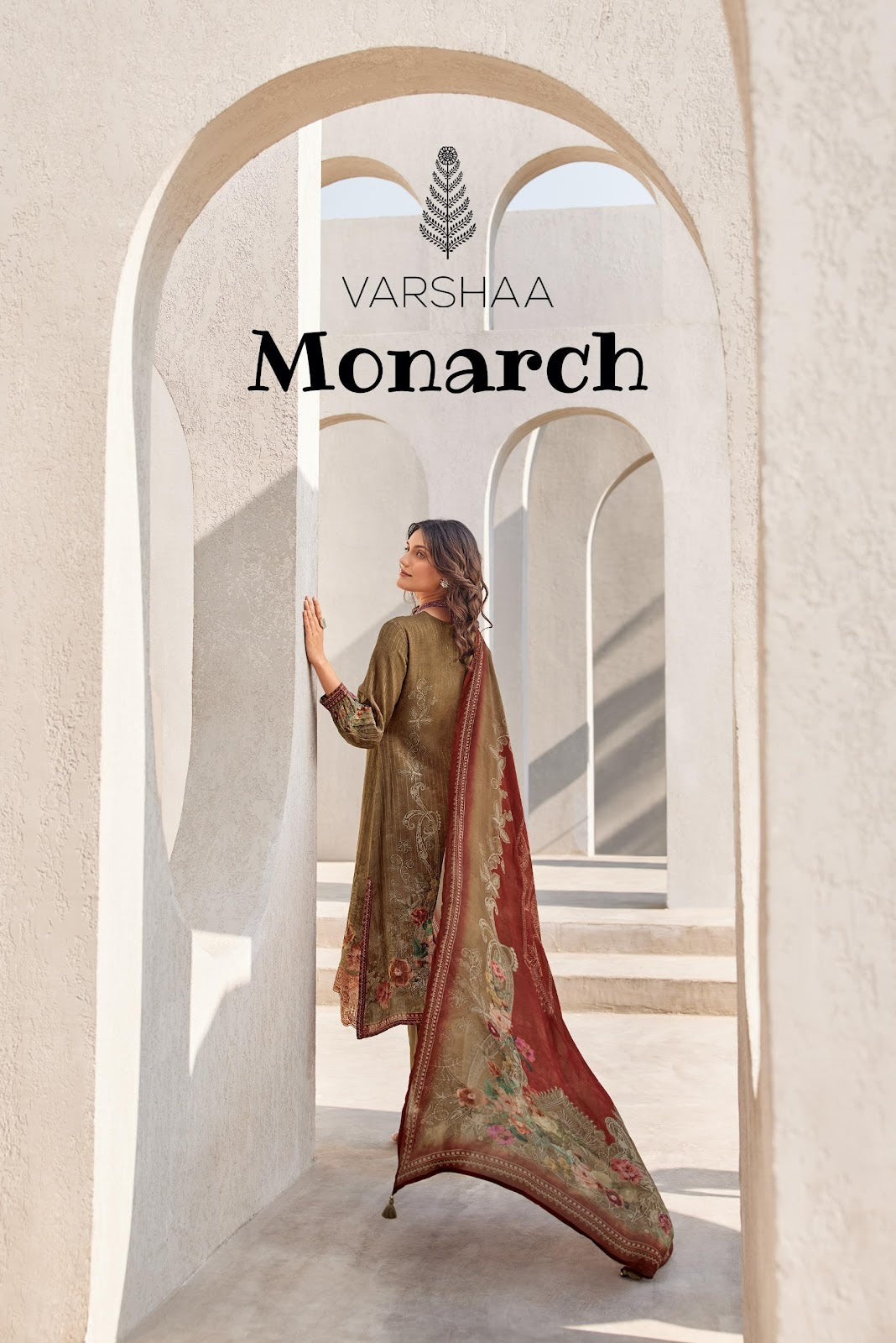 Monarch Varshaa Viscose Muslin Pant Style Suits Wholesaler Ahmedabad