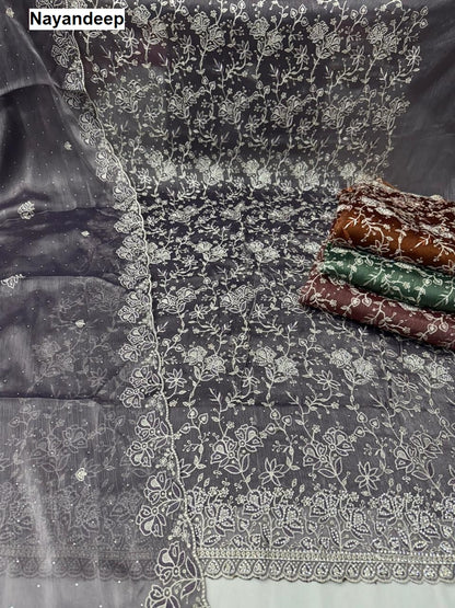 Monika Nayandeep Silk Salwar Suits Wholesaler Gujarat