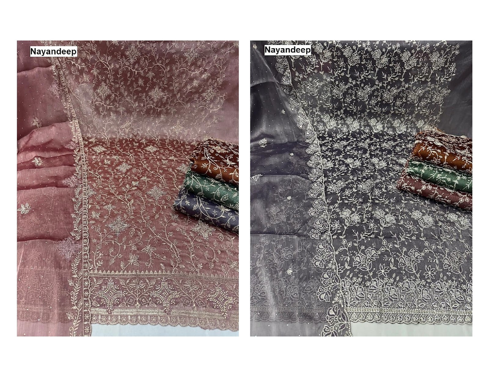 Monika Nayandeep Silk Salwar Suits Wholesaler Gujarat