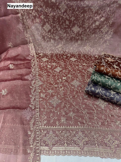 Monika Nayandeep Silk Salwar Suits Wholesaler Gujarat