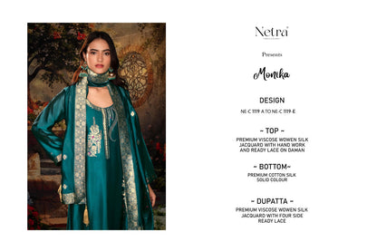 Monika Netra Premium Viscose Pant Style Suits Supplier