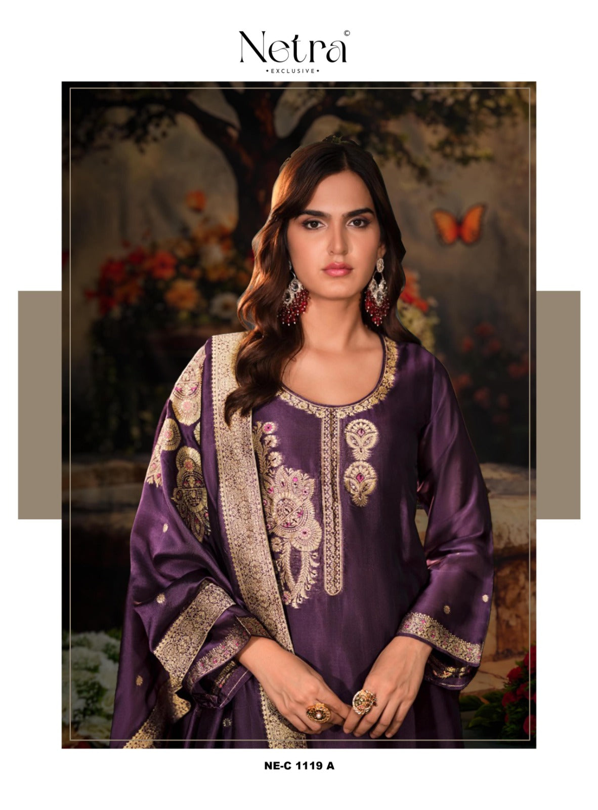 Monika Netra Premium Viscose Pant Style Suits Supplier