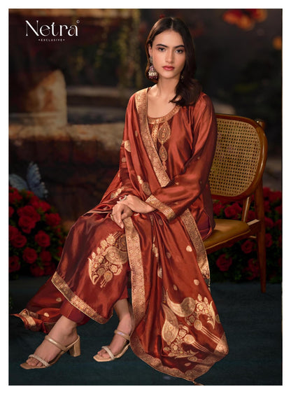 Monika Netra Premium Viscose Pant Style Suits Supplier
